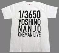 No Minamijo FC limited T-shirt white S size "Yoshino Nanjo 1st LIVE TOKYO 1/3650 365 days connected with Minna ×?"