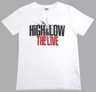 Tour T-Shirt White L Size "HIgh & LOW THE LIVE"