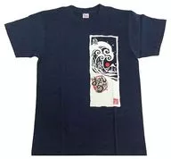 Original T-shirt Navy M size "Amanchu!" C90 Goods