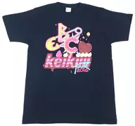 私立恵比寿中学 ロゴTシャツ ブラック XXLサイズ 「私立恵比寿中学 JapanホールKeikiiiiツアー2016～the snack bar in gakugeeeekai～」
