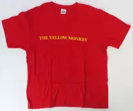 THE YELLOW MONKEY DAILY T-shirt red free size "THE YELLOW MONKEY SUPER JAPAN TOUR 2016"
