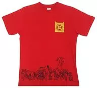 百田夏菜子(ももいろクローバーZ) オニクロTシャツ レッド XLサイズ 「桃神祭2016～鬼ヶ島～」