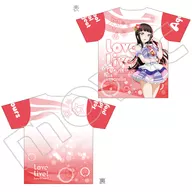黒澤ダイヤ フルグラフィックTシャツ レッド フリーサイズ 「ラブライブ!サンシャイン!!」