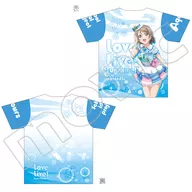 渡邊曜石圖案t恤藍色均碼「LOVELIVE陽光」
