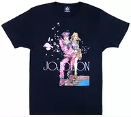 Special T-shirts of Sadasuke TOHO and Yasuho HIROSE, black L size "JOJO'S BIZARRE ADVENTURE Part 8 JoJolion" Ultra Jump, June 2016 All Applicants Service