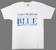 Trident Tシャツ ホワイト Sサイズ 「Trident THE LAST LIVE『Thank you for your “BLUE”＠幕張メッセ』」