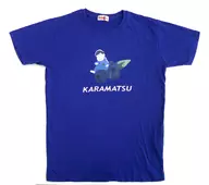 カラ松 コラボTシャツ ブルー Lサイズ 「おそ松さん×WEGO」 