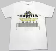 Event Logo T-Shirt White XS Size "Haikyu!!! ×JUMP SHOP 梟谷 Gakuen Group Male Volleyball Club 2016 Regular Camp Camp"