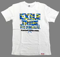 The third generation J Soul Brothers vs Generations Camouflage T-shirt white M size "EXILE TRIBE PERFECT YEAR 2014 SPECIAL STAGE" THE SURVIVAL "IN SAITAMA SUPER ARENA 10 days"