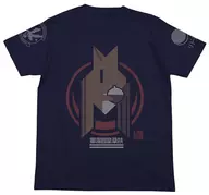Hikari Karibuchi Personal Mark T-Shirt Navy Blue L Size 「 BRAVE WITCHES 」