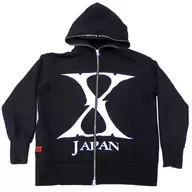 X Japan Full Zip Parka Black M Size "Kick off to Madison Square Garden at Yokohama Arena"