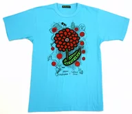 草间弥生×大野智设计衬衫蓝色LL码「24小时电视36(2013年)」