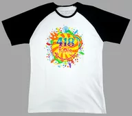 i☆Ris Tシャツ ホワイト×ブラック レディースサイズ 「i☆Ris 4th Anniversary Live～418～」