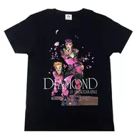 東方仗助＆広瀬康一 特製Tシャツ ブラック Mサイズ 「ジョジョの奇妙な冒険 第四部 ダイヤモンドは砕けない」 ウルトラジャンプ 2016年7月号 応募者全員サービス