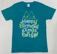 Original T-Shirt Green S Size "Maaya Xmas Party! 2016/Maaya Happy Birthday Party! 2016"