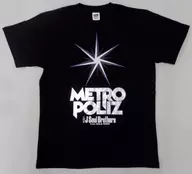 三代目J Soul Brothers ツアーTシャツ ブラック Sサイズ 「三代目J Soul Brothers LIVE TOUR 2016-2017 ”METROPOLIZ”」 追加公演グッズ