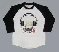AKB48 Raglan T-Shirt White x Black, M size "AKB48 Group Request Hour Set List Best 100 2017"