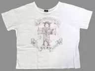 HISASHI Produce Suite フテネコ of Gray Big T-Shirts (with sticker) White Free Size "CLAY ARENA TOUR 2014-2015 Miracle Music Hunt"
