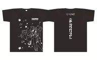 Tomarin Nihon Gowa Karimasen T-shirt preta de tamanho L "Te-kyu"