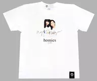 Haruna Kojima (AKB48) & Atsuko Maeda Kizuna T-shirts Nyanatsu ver. White XL size "Kouji Festival ~ Zenyasai ~ / Kouji Festival ~ Haruna Kojima Thanksgiving Festival"