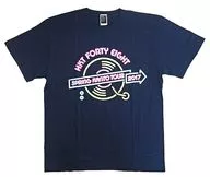 HKT48 T-Shirt Navy XL Size "HKT48 Spring Kanto Tour 2017 ~ I will show you the real idol ~"