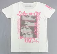 L' Arc ~ en ~ Ciel T-Shirt White M Size "L' Arc ~ en ~ Ciel 25th L' Anniversary LIVE" Loppi / HMV limited