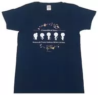 Knights T-Shirt Navy L Size "Ensemble Stars! Private Yumeno Saki Gakuin Dream Festival"