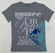 SHINee Tシャツ -DOME ver.- グレー Sサイズ 「SHINee WORLD 2014 ～I’m Your Boy～Special Edition in TOKYO DOME」