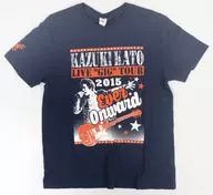 加藤和樹 ツアーTシャツ ネイビー Mサイズ 「Kazuki Kato Live“GIG”2015TOUR～Ever Onward～」
