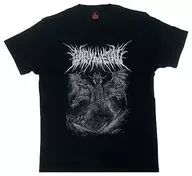 BABYMETAL “The Chosen Five”TEE(Tシャツ) ブラック(プリント：シルバー) Lサイズ 「5大キツネ祭り in JAPAN/銀キツネ祭り」