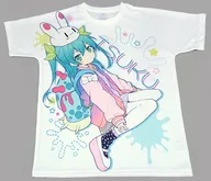 TSUKUYOMI: Moon Phase Moriya Full Graphic T-Shirt White M Size "Grimore ~ Private Grimoir Magic Academy ~" C92 Goods