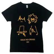 SEKAI NO OWARI 2013T恤黑色M碼