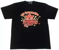 Idol Master 10th Live EXTRA T-Shirt (Logo Pattern) Black XL Size "THE IDOLM@STER M @ STERS OF IDOL WORLD! 2015"