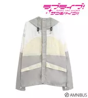 Yoshiko Tsushima Mountain Parka White x Gray Men M Size "Love Live! Sunshine!"
