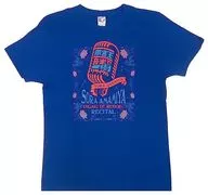 Sora Amamiya T-Shirt Blue XL size "LAWSON presents Sora Amamiya music recital" limited to Loppi and HMV