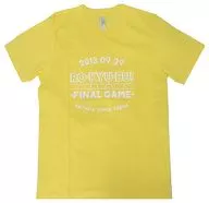 Ro-Kyu-Bu! T-Shirt Yellow M Size "RO-KYU-BU! LIVE TOUR 2013-FINAL GAME -"