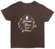 Event Logo T-Shirt Chocolate S Size "Dream color cast DREAM ☆ SHOW2017"