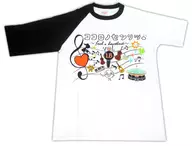 Ariyasu Kyoka Budokan 's Memorial Katai T-shirt white x black S size "Ariyasu Kyoka Solo Live 『 ココロノセンリツ ~ feel a heartbeat ~ Vol. 1.5 』"