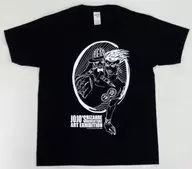 岸辺露伴＆ヘブンズ・ドアー Tシャツ ブラック Mサイズ 「ジョジョの奇妙な冒険 荒木飛呂彦原画展 ジョジョ展 in S市杜王町 2017」 