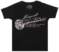 Masaharu Fukuyama T-Shirts "Guitar-Black" Black S Size "Fukuyama ☆ Winter Thanksgiving Festival, No. 14 Thank you for waiting! We will open in your town tonight! Hotel de Fukuyama III, a traveling music museum" Additional goods