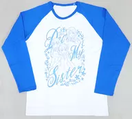 DeAr My Sister插肩袖长袖t恤白色×蓝色均码C93周边