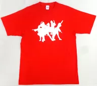 Kanako Momota T-Shirt Red M Size "Momoiro Clover Z 『 2018 OPENING ~ To New Blue Sky ~ 』"