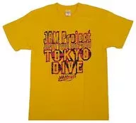 JAM Project ツアーTシャツ マスタード Lサイズ 「JAM Project JAPAN TOUR 2017～2018 TOKYO DIVE」