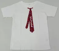 Kenji Tarumi Nice and Nice Tie T-Shirt, White x Red L Size "Golden Bomber New Album Only 『 Killer Tune. Members other than 』 Oniryuin Also Listen for the First Time"