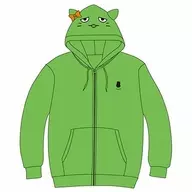 "idol Master Cinderella Girls" Thick Hoodie Lime Green XL Size