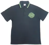 Jupiter Staff Polo Shirt Black L Size "idol Master SideM"