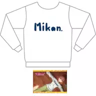 Mikan Sweatshirt (w / Postcard) White XL Size "Love Live! Sunshine!"