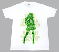 大島優子 卒業記念Tシャツ ホワイト Lサイズ 「AKB48単独＆グループ 春コン in 国立競技場～思い出は全部ここに捨てていけ!～」 受注生産限定