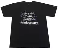 Zelkova Slope 46 T-shirt Black L Size "Zelkova Slope 46 2º ANO AO VIVO"