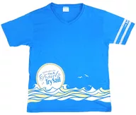 TrySail venue color T-shirt Makuhari light blue M size "LAWSON presents TrySail Second Live Tour" The Travels of TrySail "Makuhari venue 2nd day limited
